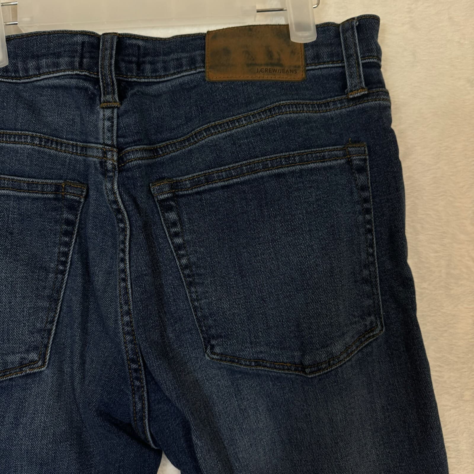 J.Crew Jeans Mens 31x30 Mid-Rise Straight Leg Denim Blue Classic 5-Pocket Casual - Thumbnail 7
