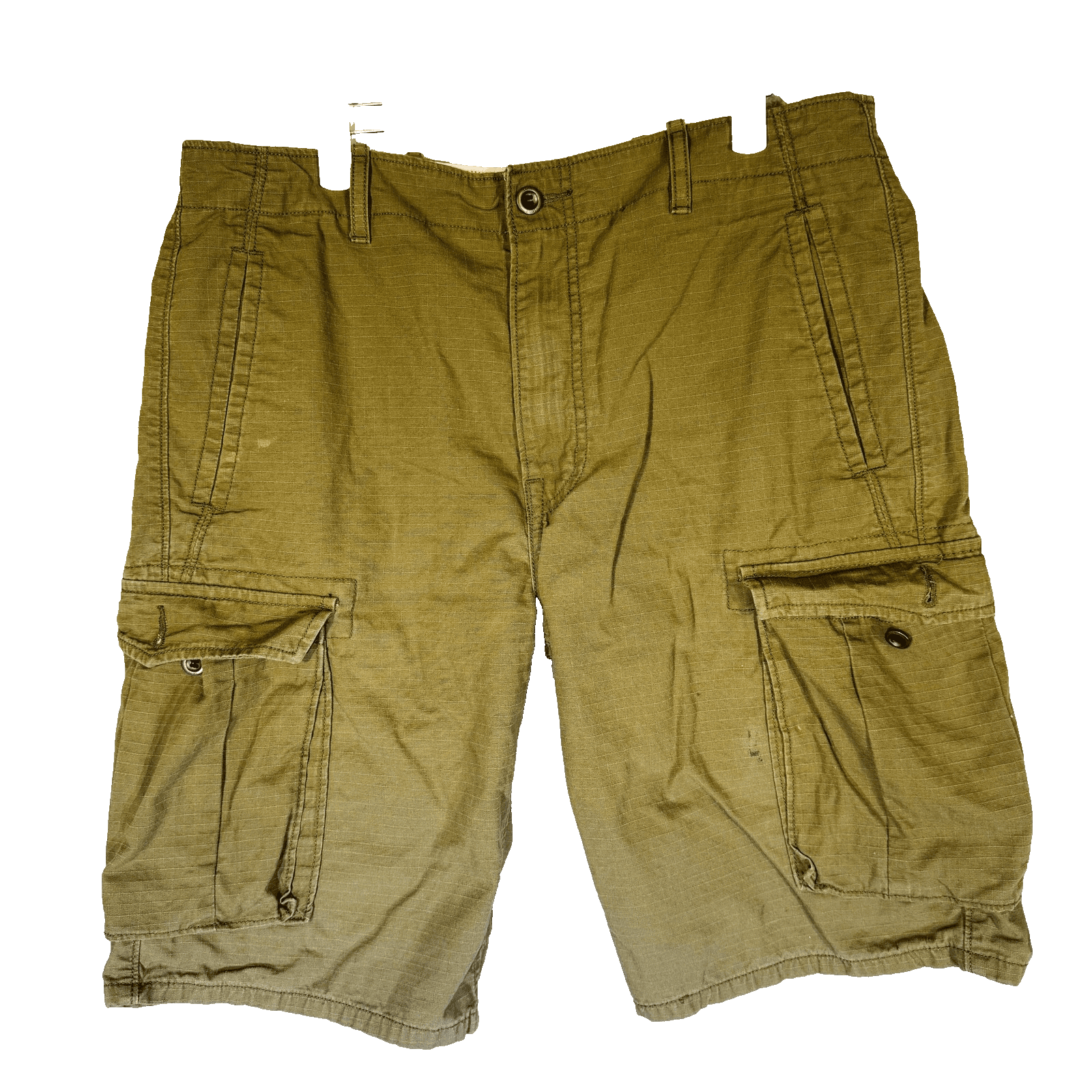 Levis S40196 Cargo Shorts Womens W33 Green Twill 100% Cotton Cargo Pockets - Thumbnail 5
