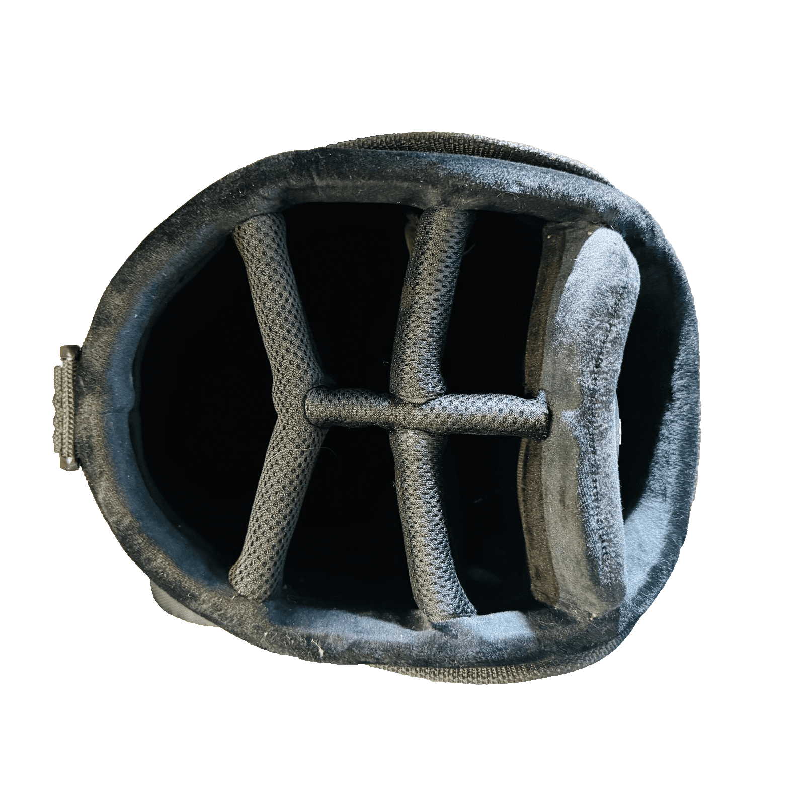 Golf Cart Bag Black 6-Way Divider 5 Pockets Mens Large Nylon Zip Carry System - Thumbnail 7