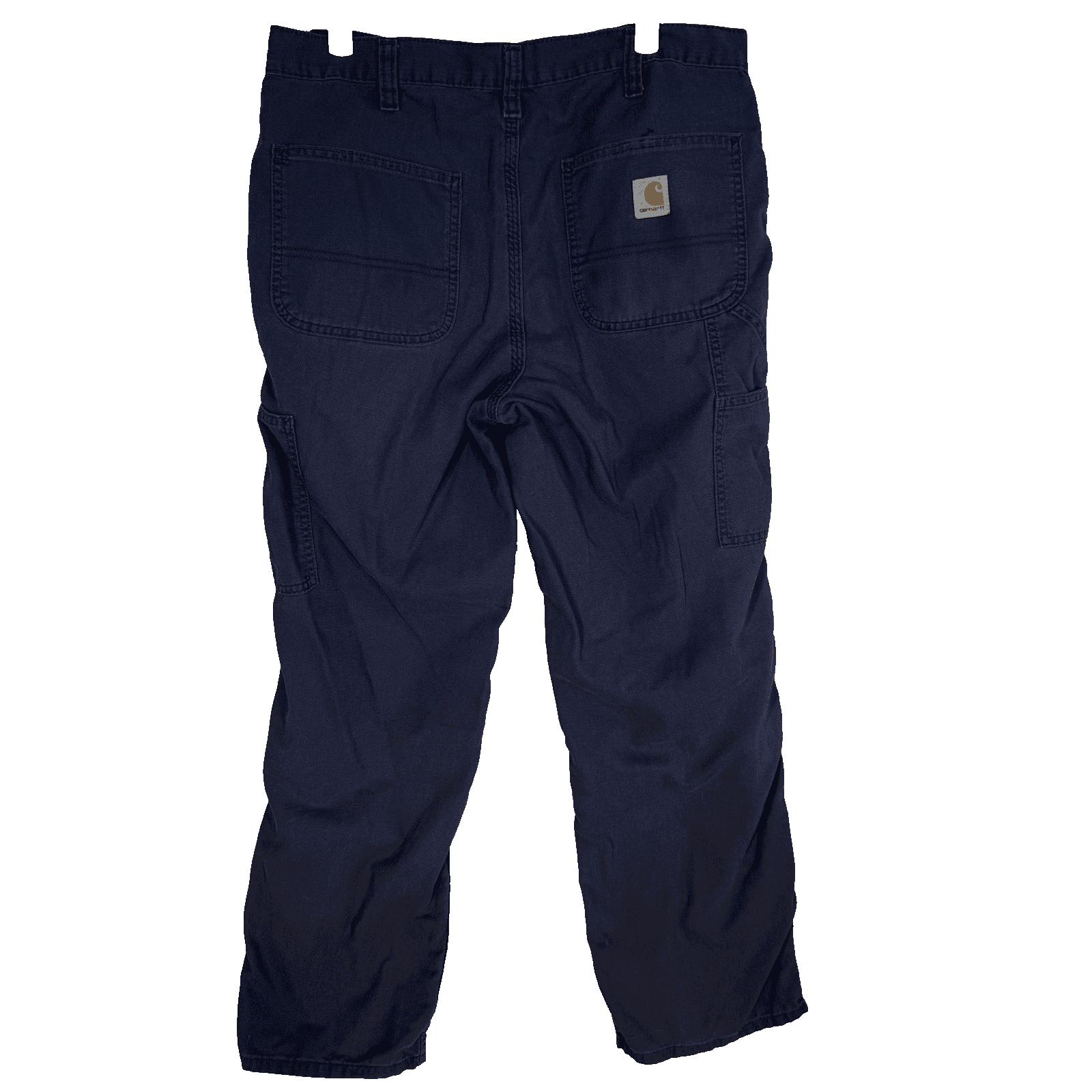 Carhartt Pants Mens 34x28 Navy Dungaree Fit Carpenter Workwear Utility - Thumbnail 2