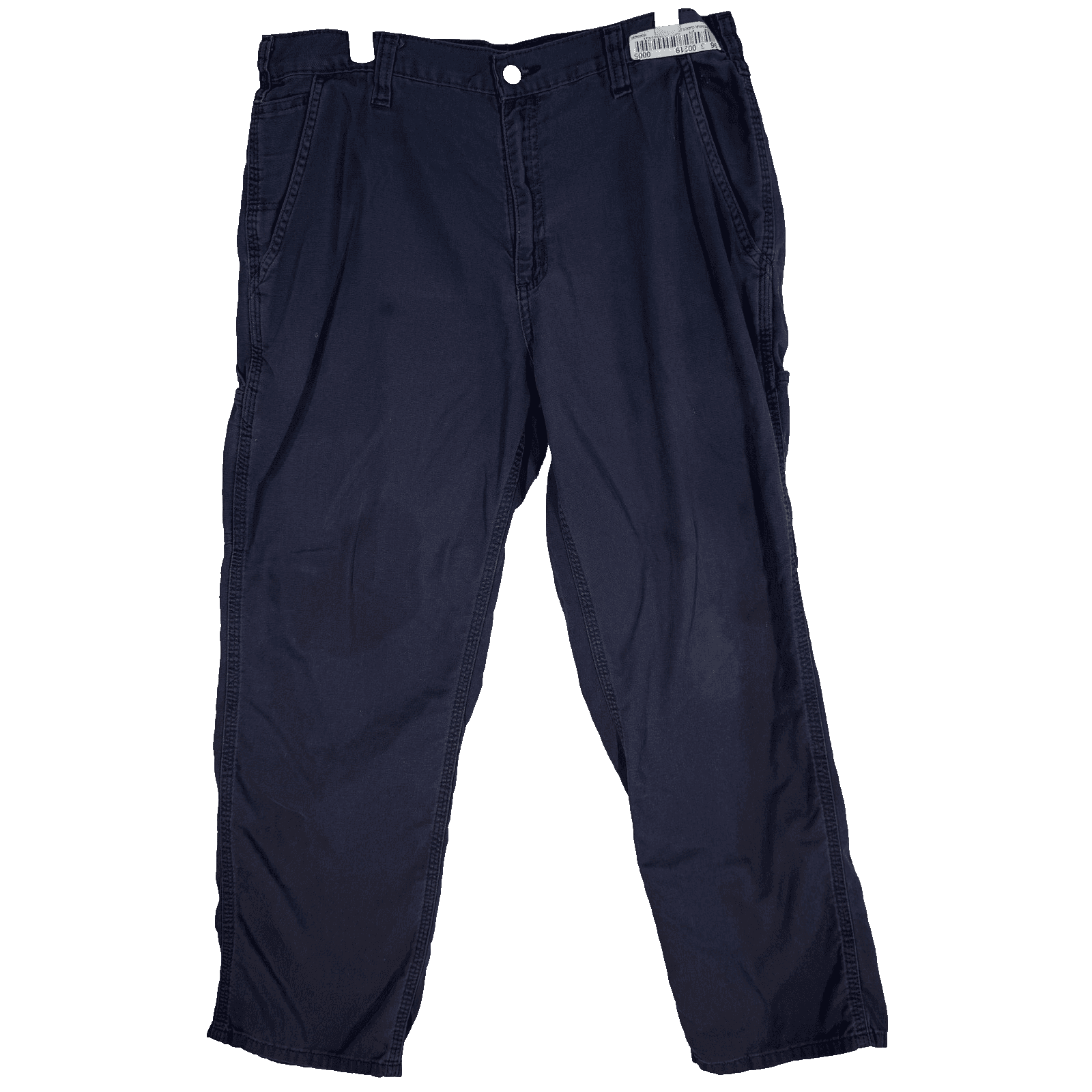 Carhartt Pants Mens 34x28 Navy Dungaree Fit Carpenter Workwear Utility - Image 1