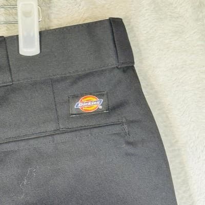 Dickies Pants Boys XL 38x30 Black Chino Regular Twill Polyester Cotton - Thumbnail 7