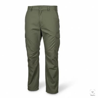Dickies Pants Boys XL 40x32 Green Cargo 100% Cotton Zip Closure Pockets - Image 1