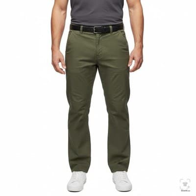 Dickies Pants Boys XL 40x32 Green Cargo 100% Cotton Zip Closure Pockets - Thumbnail 4