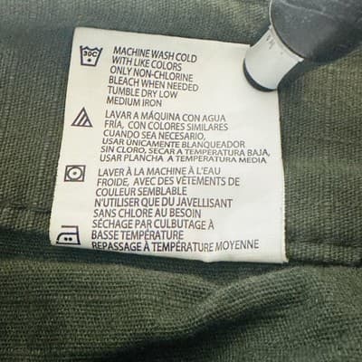 Dickies Pants Boys XL 40x32 Green Cargo 100% Cotton Zip Closure Pockets - Thumbnail 8