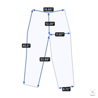 Dickies Pants Boys M 33x34 Beige Khaki Twill Regular Fit Workwear Pockets - Thumbnail 9