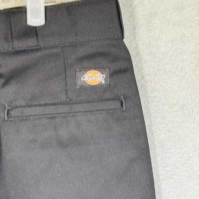 Dickies Pants Boys L 38x34 Black Chino Twill Polyester Cotton Nicaragua - Thumbnail 7