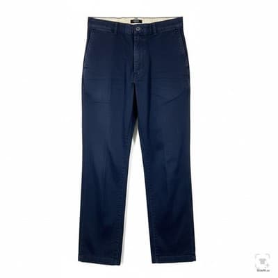 Polo By Ralph Lauren Pants Boys S 30x30 Blue Chino Classic Twill 100% Cotton - Image 1
