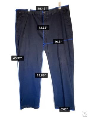 Polo By Ralph Lauren Pants Boys S 30x30 Blue Chino Classic Twill 100% Cotton - Thumbnail 12