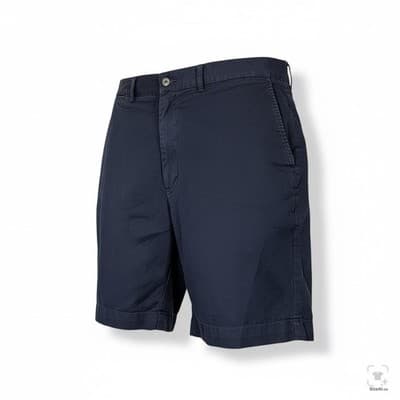 Polo By Ralph Lauren Shorts Mens 33 Blue Chino Classic 7 Inseam Pockets - Thumbnail 2