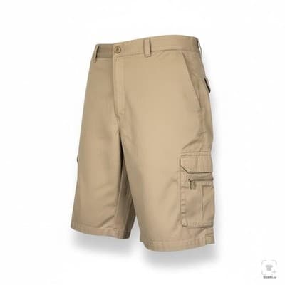 Dickies Shorts Mens 40 Beige Cargo Regular Fit Stretch Canvas 12 Inseam Pockets - Thumbnail 2