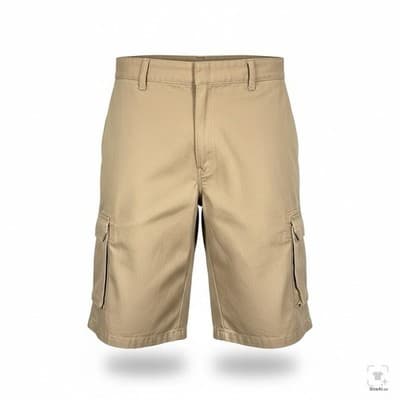 Dickies Shorts Mens 40 Beige Cargo Regular Fit Stretch Canvas 12 Inseam Pockets - Image 1