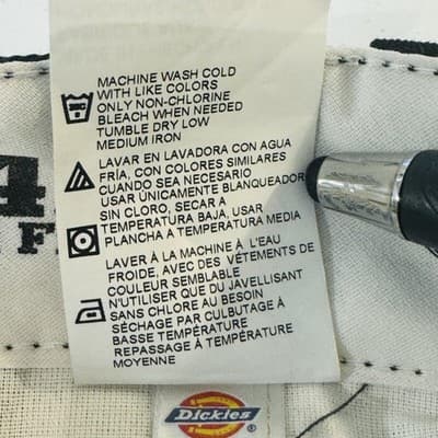 Dickies Pants Boys XL 38x30 Black Chino Regular Twill Polyester Cotton - Thumbnail 9