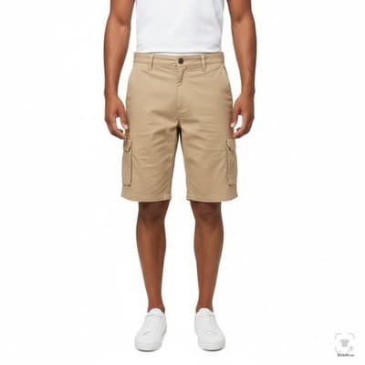 Dickies Shorts Mens 40 Beige Cargo Regular Fit Stretch Canvas 12 Inseam Pockets - Thumbnail 4