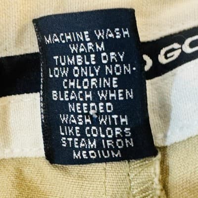 Polo Golf Pants Boys XL 40x30 Beige Khaki Pleated Twill 100% Cotton Golf - Thumbnail 10