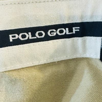Polo Golf Pants Boys XL 40x30 Beige Khaki Pleated Twill 100% Cotton Golf - Thumbnail 12
