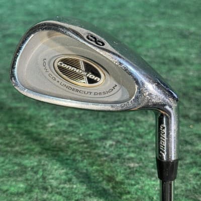 Knight Connexion 8 Iron Mens RH Regular Flex Steel Shaft Stainless Silver Club - Image 1