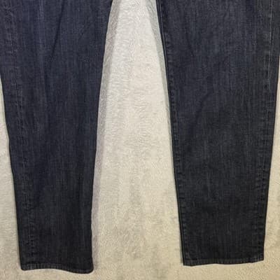 Lucky Brand 121 Heritage Slim Jeans Mens 34x32 (33x32) Blue Wash Stretch Denim - Thumbnail 5