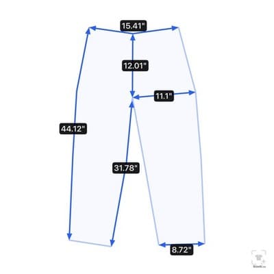 Dickies Carpenter Pants Boys 32 32x30 Black Twill Polyester Cotton Workwear - Thumbnail 11