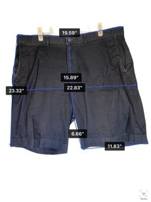 Polo By Ralph Lauren Shorts Mens 33 Blue Chino Classic 7 Inseam Pockets - Thumbnail 11