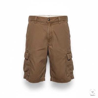 Levis Cargo Shorts Mens 32 Brown Bermuda Regular Fit 11 Inseam Pockets - Image 1