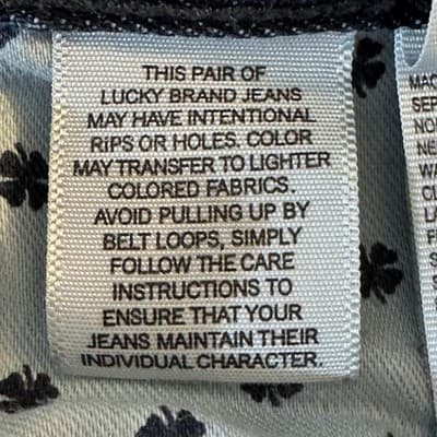 Lucky Brand 121 Heritage Slim Jeans Mens 34x32 (33x32) Blue Wash Stretch Denim - Thumbnail 12