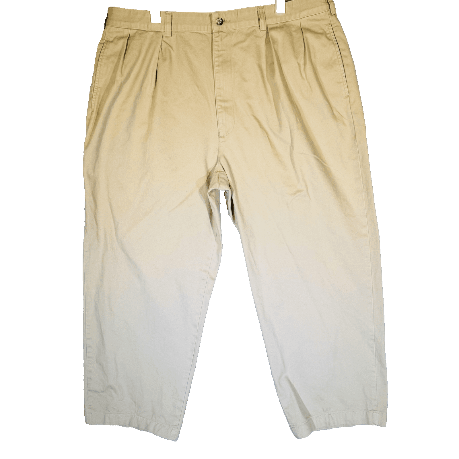 Polo Golf Pants Boys XL 40x30 Beige Khaki Pleated Twill 100% Cotton Golf - Thumbnail 5