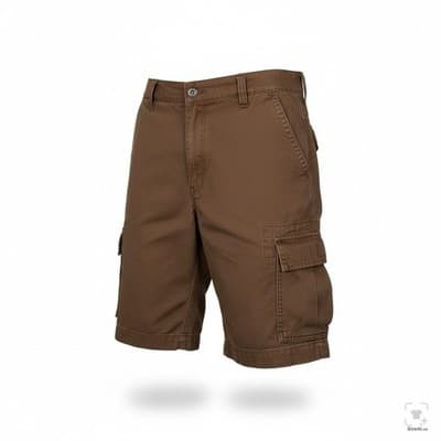Levis Cargo Shorts Mens 32 Brown Bermuda Regular Fit 11 Inseam Pockets - Thumbnail 2