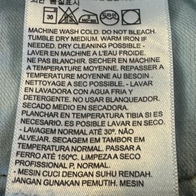 Levis 511 Jeans Mens 32x29 (33x30) Blue Slim Taper Stretch Denim Medium Wash - Thumbnail 6