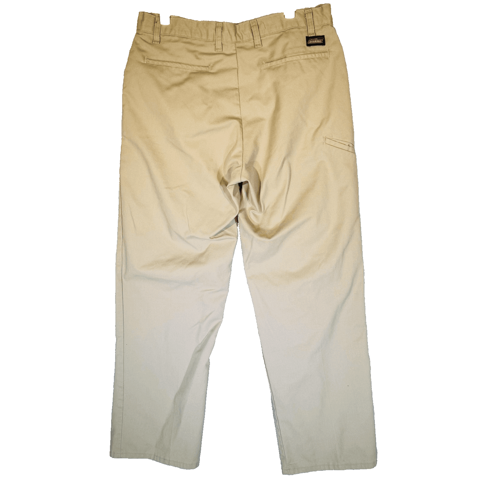 Dickies Pants Boys M 33x34 Beige Khaki Twill Regular Fit Workwear Pockets - Thumbnail 6
