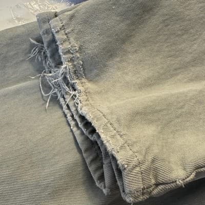 Vintage Levis 550 Jeans Mens 34x33 (36x34) Gray Relaxed Tapered Light Wash USA - Thumbnail 9