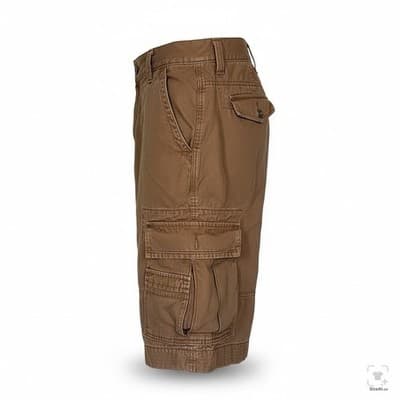Levis Cargo Shorts Mens 32 Brown Bermuda Regular Fit 11 Inseam Pockets - Thumbnail 3