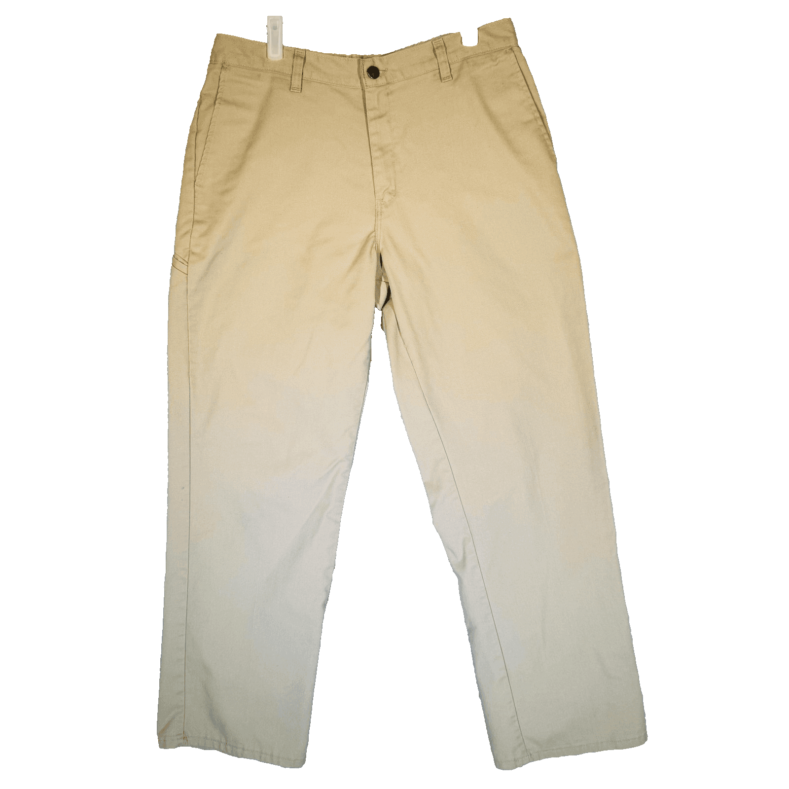 Dickies Pants Boys M 33x34 Beige Khaki Twill Regular Fit Workwear Pockets - Thumbnail 5