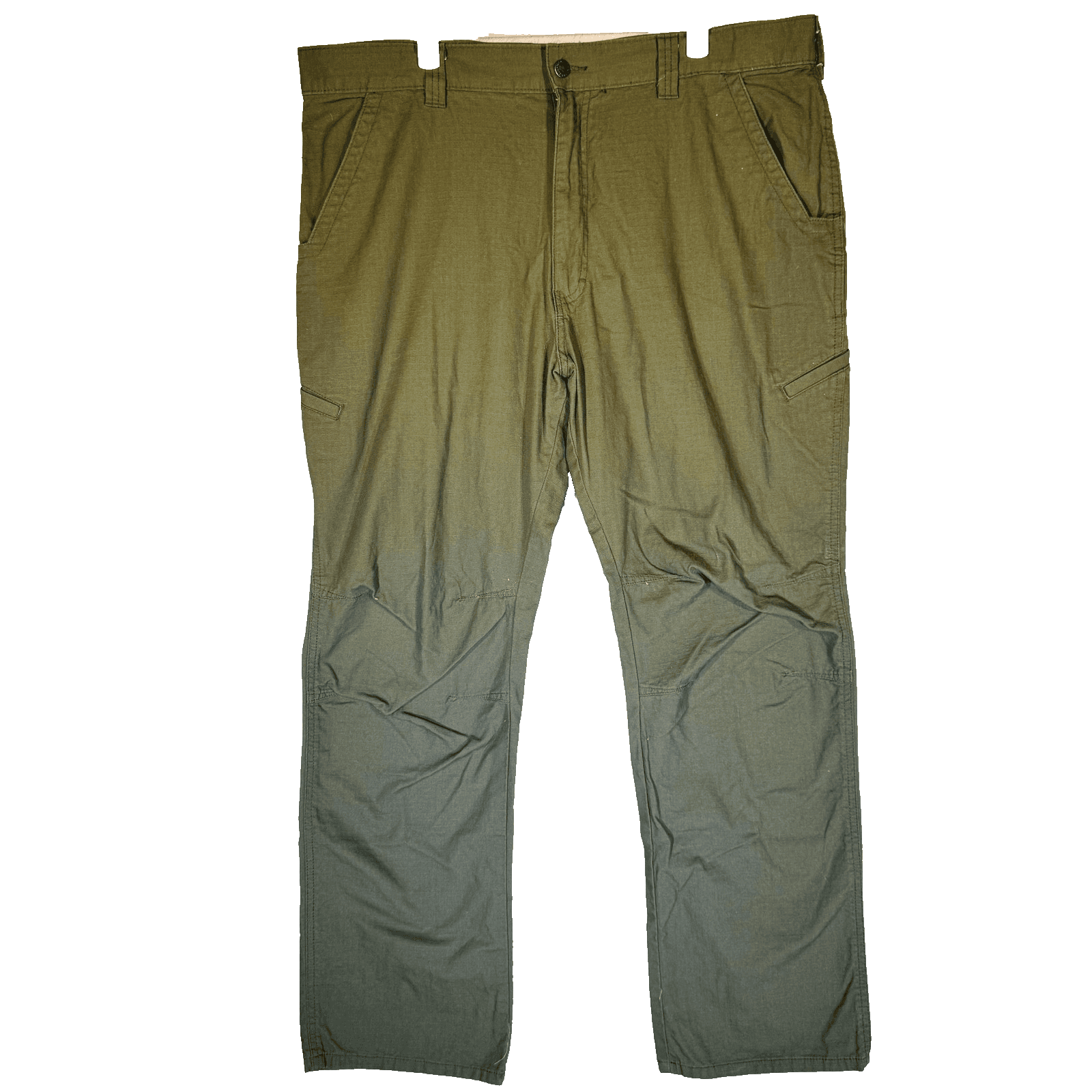 Dickies Pants Boys XL 40x32 Green Cargo 100% Cotton Zip Closure Pockets - Thumbnail 5