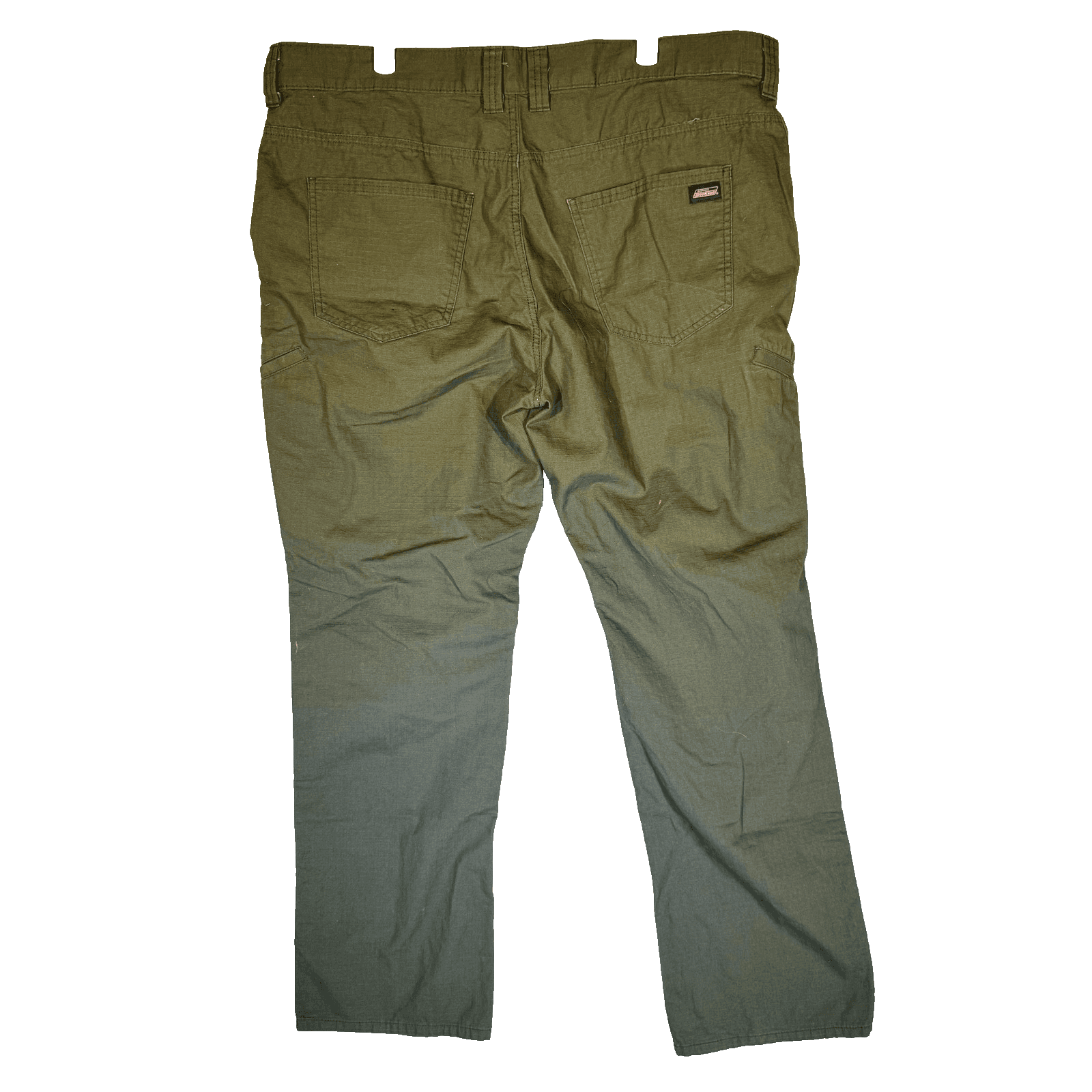 Dickies Pants Boys XL 40x32 Green Cargo 100% Cotton Zip Closure Pockets - Thumbnail 6