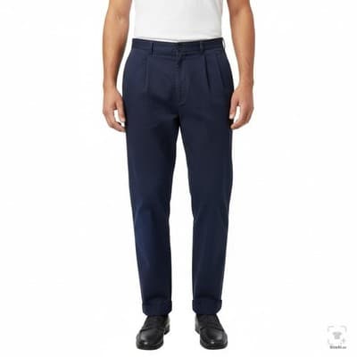 Polo By Ralph Lauren Hammond Chino Pants Boys M 33x32 Blue Twill 100% Cotton - Thumbnail 4