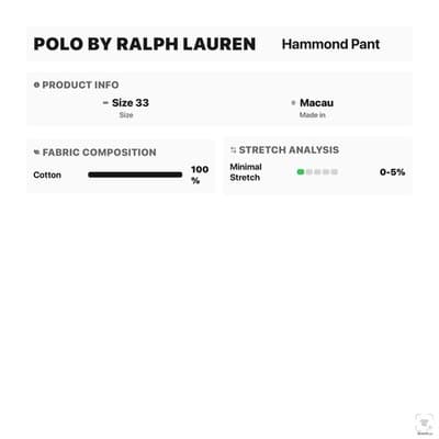 Polo By Ralph Lauren Hammond Chino Pants Boys M 33x32 Blue Twill 100% Cotton - Thumbnail 15