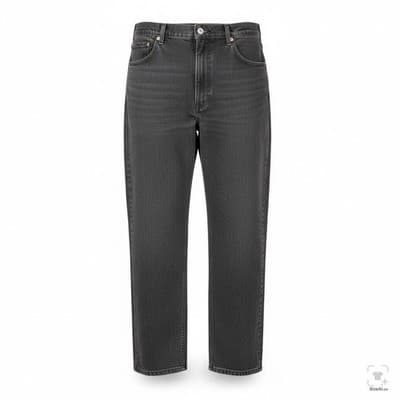 Levis 550 Jeans Mens 54x30 Black Dark Wash Relaxed Tapered Denim Zip Fly - Image 1