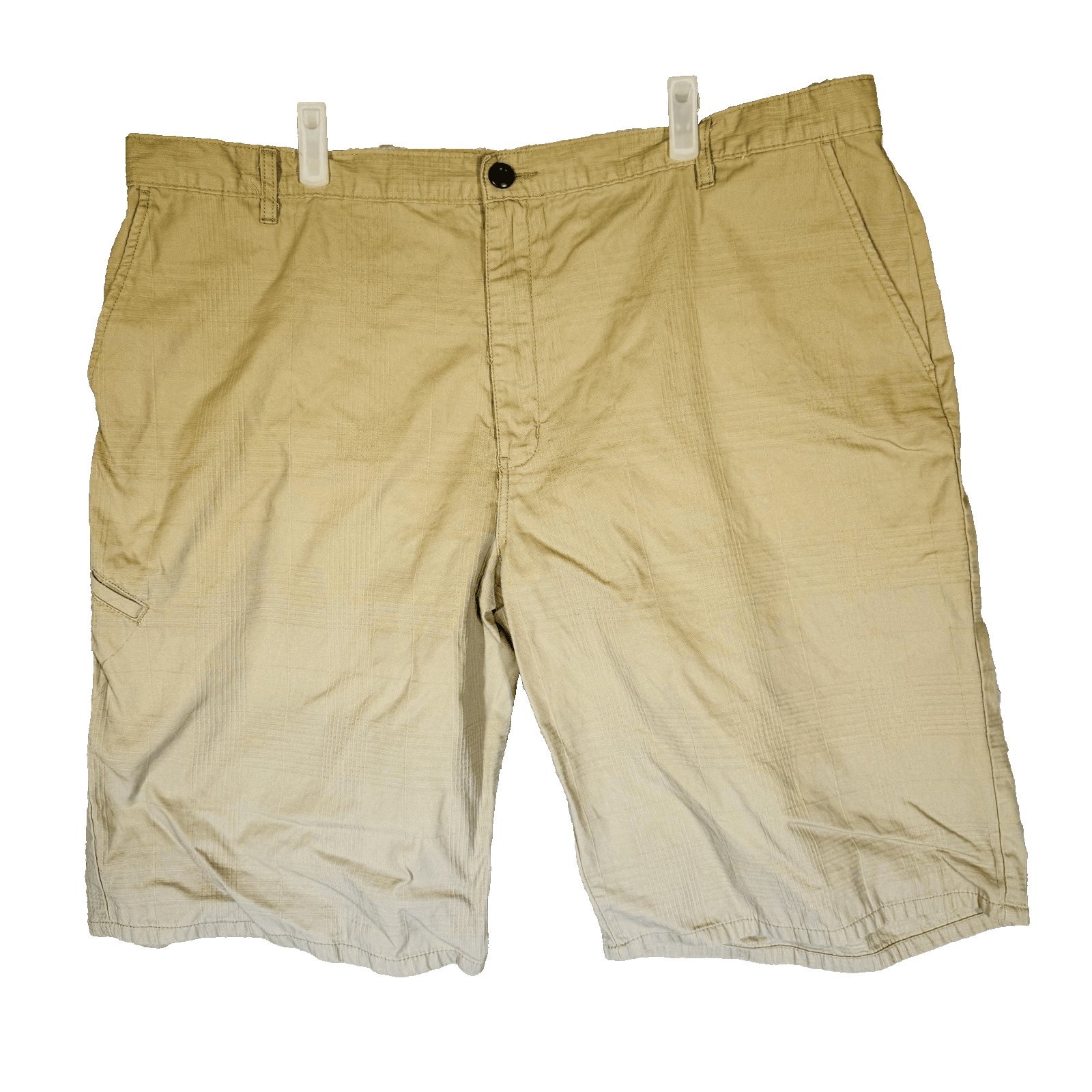 Dickies Shorts Mens 44 Beige Cargo Relaxed Fit Canvas 12 Inseam Pockets Zip - Thumbnail 5