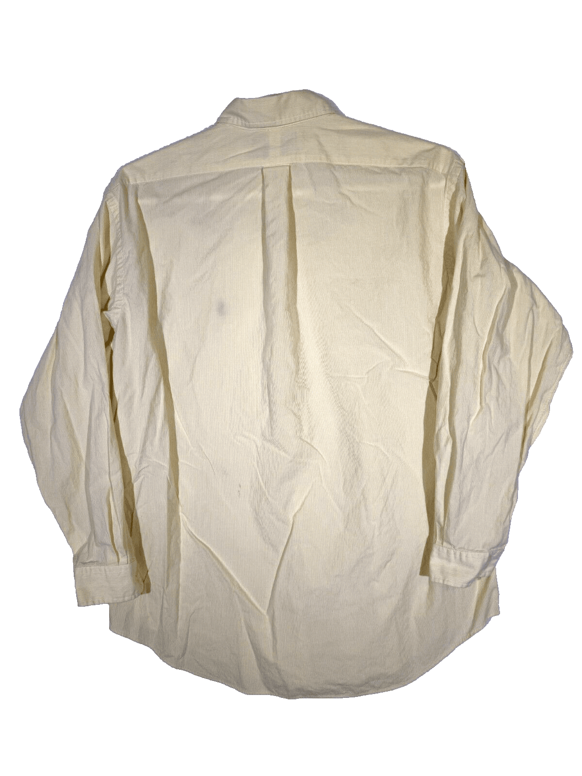 Ralph Lauren Yarmouth Shirt Men’s 17 34/35 Yellow Striped Cotton Dress Classic - Thumbnail 2