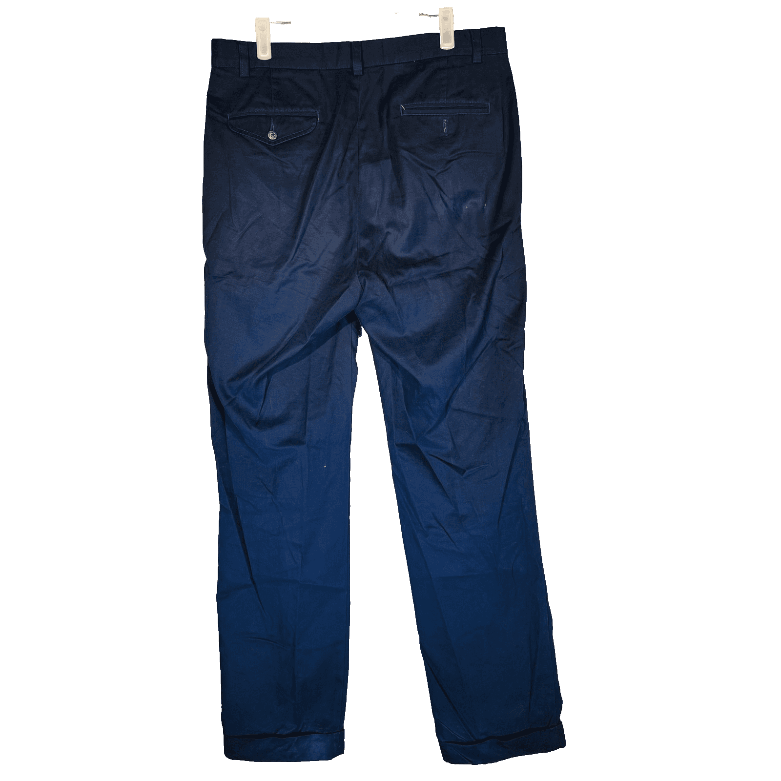 Polo By Ralph Lauren Hammond Chino Pants Boys M 33x32 Blue Twill 100% Cotton - Thumbnail 7