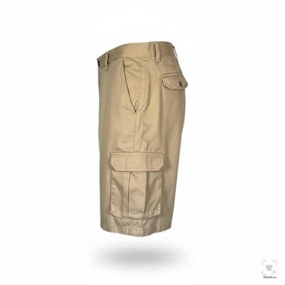 Dickies Shorts Mens 40 Beige Cargo Regular Fit Stretch Canvas 12 Inseam Pockets - Thumbnail 3