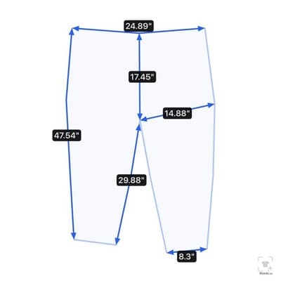 Levis 550 Jeans Mens 54x30 Black Dark Wash Relaxed Tapered Denim Zip Fly - Thumbnail 10