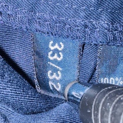 Polo By Ralph Lauren Hammond Chino Pants Boys M 33x32 Blue Twill 100% Cotton - Thumbnail 10