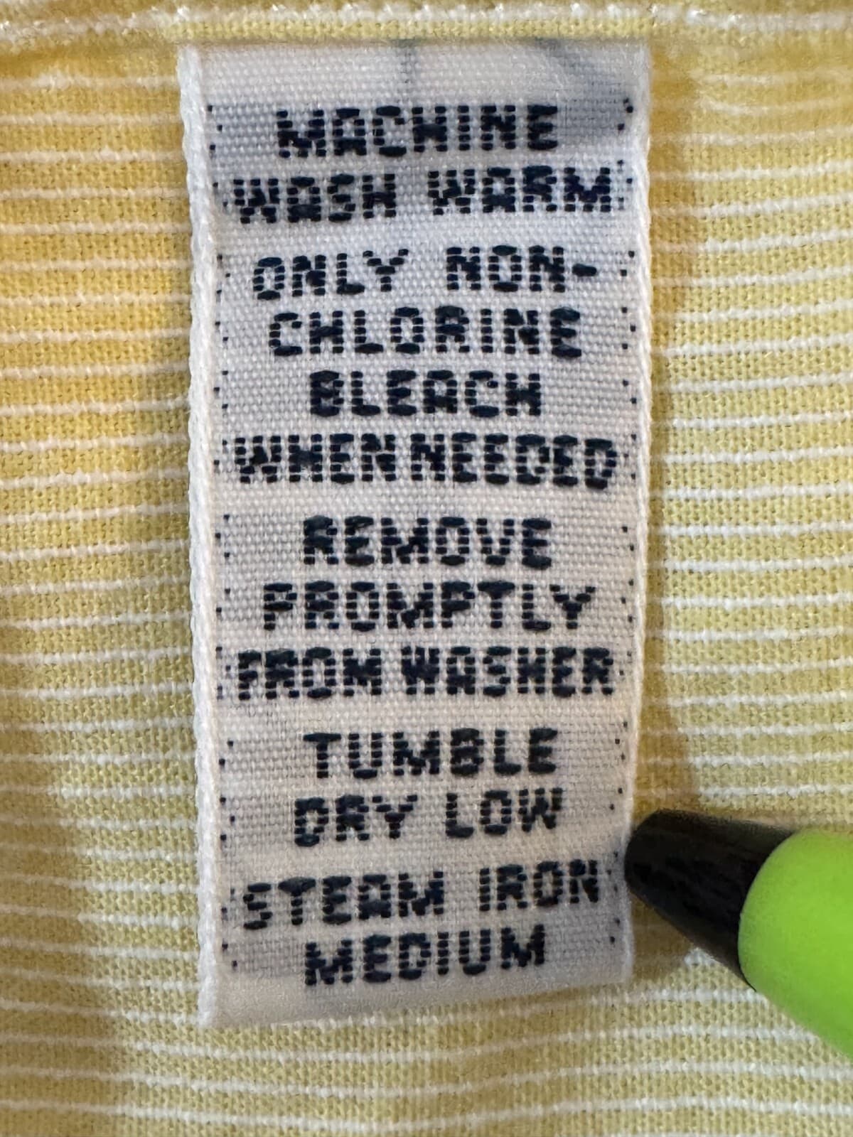 Ralph Lauren Yarmouth Shirt Men’s 17 34/35 Yellow Striped Cotton Dress Classic - Thumbnail 15