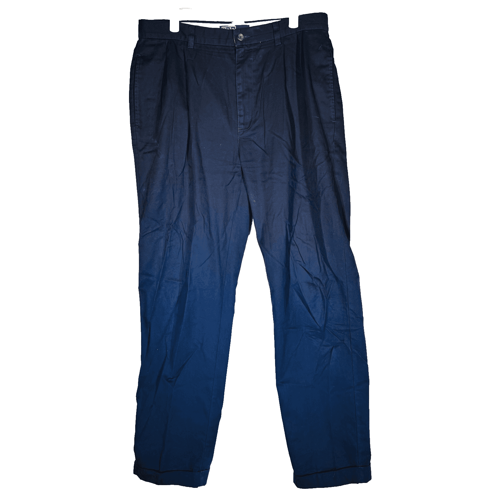 Polo By Ralph Lauren Hammond Chino Pants Boys M 33x32 Blue Twill 100% Cotton - Thumbnail 5