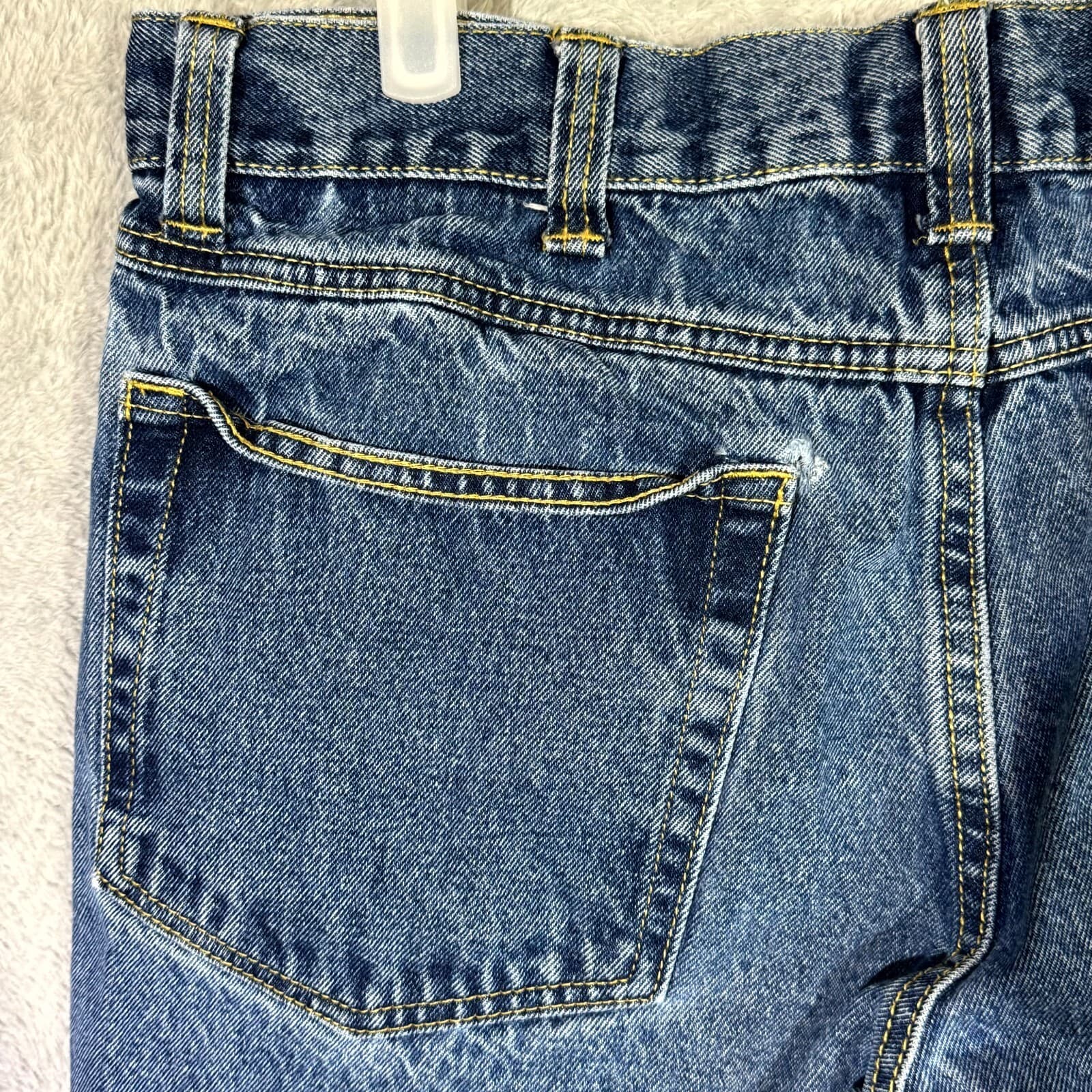 RedHead Jeans Men’s 36x30 Blue Denim 100% Cotton Stone Wash Straight Leg - Thumbnail 7