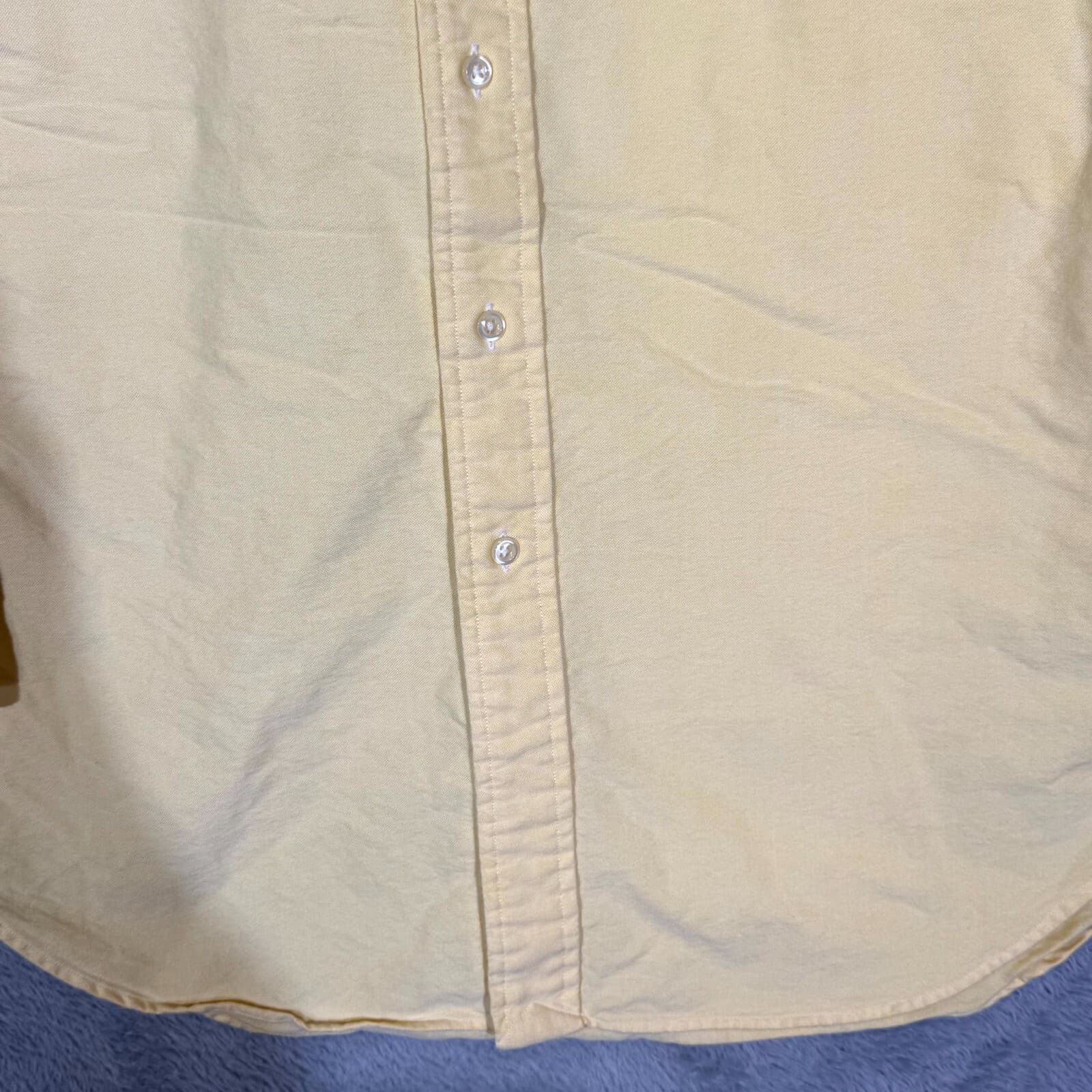 Ralph Lauren Dress Shirt Men’s 16.5 32/33 Yellow Classic Fit 100% Cotton - Thumbnail 6