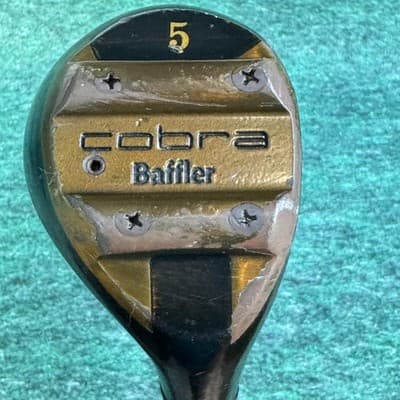 Cobra Baffler 5 Utility Wood Steel Shaft Vintage Hybrid Golf Club RH - Image 1