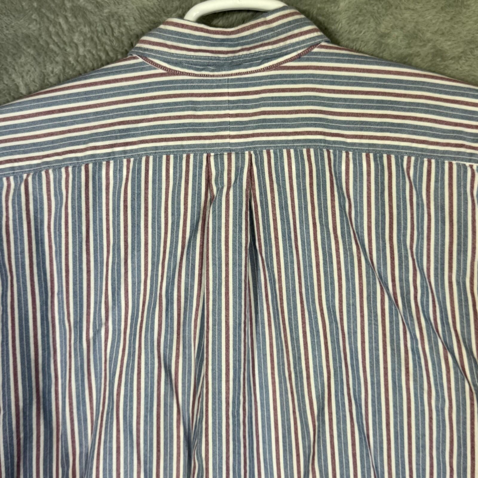 Ralph Lauren Blake Button Down Shirt Men XLT Blue Stripe Cotton Classic Fit - Thumbnail 12